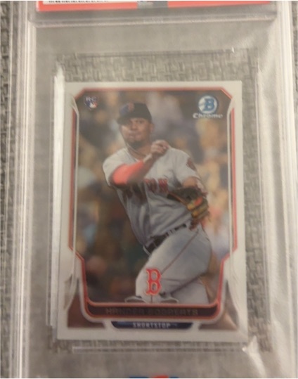 2014 Bowman Chrome MINI #328 Xander Bogaerts Rookie Card — front