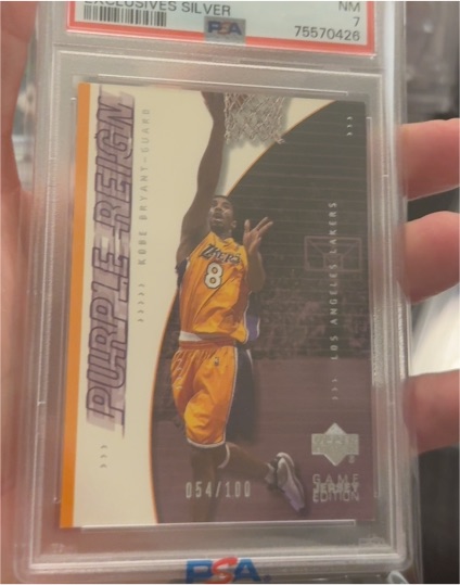 2000-01 Upper Deck #442 Kobe Bryant Purple Reign — front