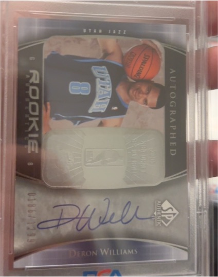 2005 Upper Deck SP Authentic #93 Deron Williams — front