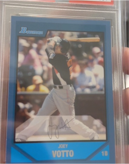 2007 Bowman Draft Picks & Prospects #BDPP98 Joey Votto — front