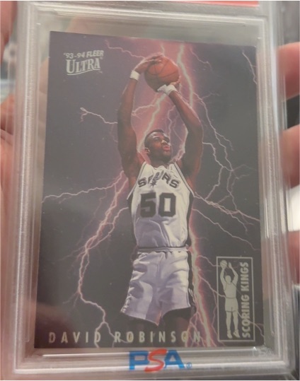 1993-94 Fleer Ultra Scoring Kings #9 David Robinson — front