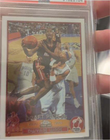 2003-04 Topps Chrome #115 Dwyane Wade Rookie Card — front