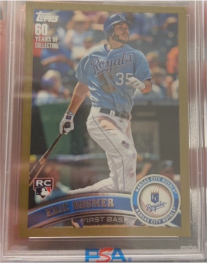 2011 Topps Update #US155 Eric Hosmer Rookie Card — front