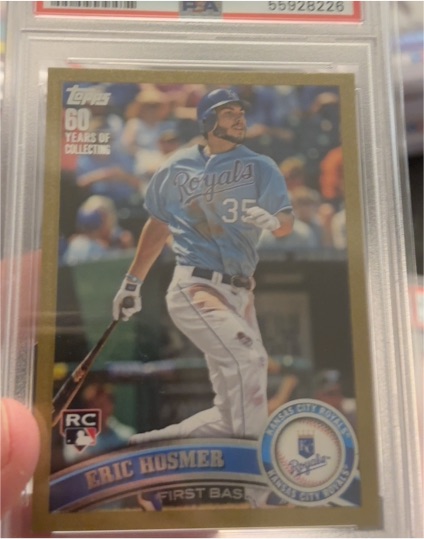 2011 Topps Update #US155 Eric Hosmer — front