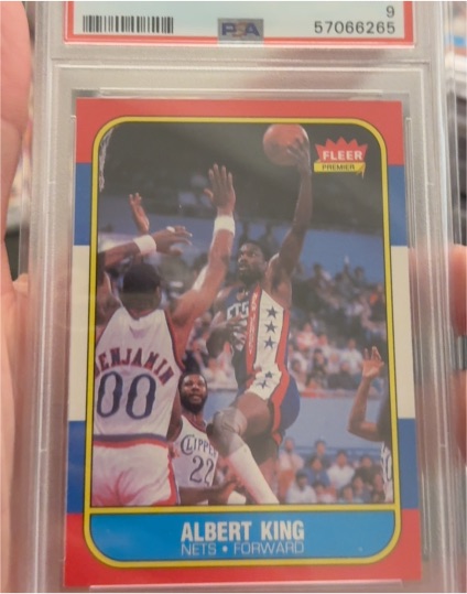 1986-87 Fleer #59 Albert King — front