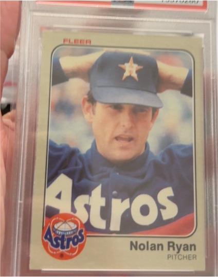 1983 Fleer #463 Nolan Ryan — front
