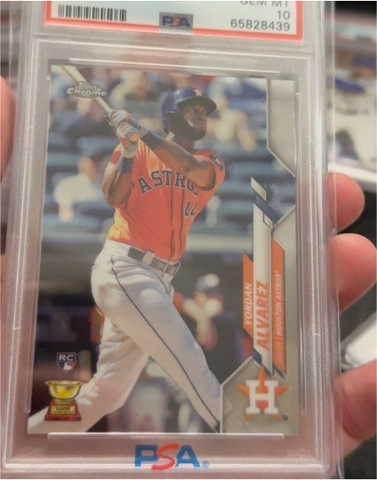 2020 Topps Chrome #200 Yordan Alvarez — front
