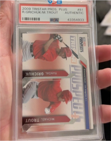 2009 TriStar Prospects Plus #81 Mike Trout / Randal Grichuk — front
