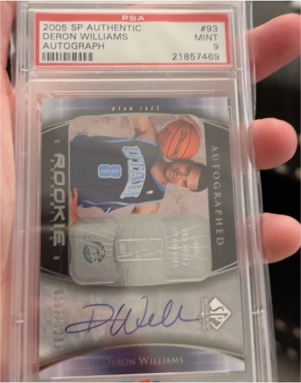 2005 SP Authentic #93 Deron Williams — front