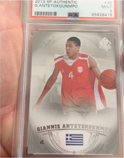 2013 SP Authentic #36 Giannis Antetokounmpo — front