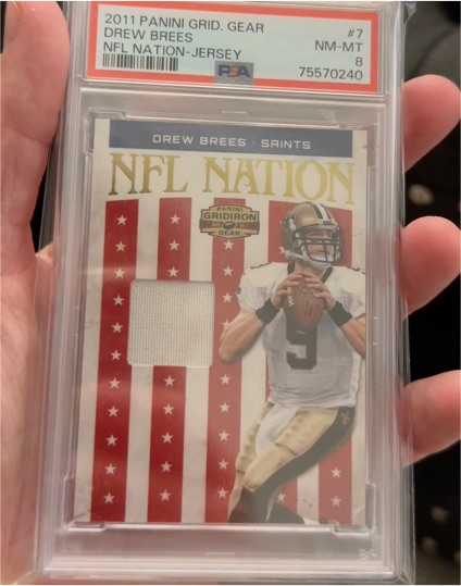 2011 Panini Gridiron Gear NFL Nation #7 Drew Brees — front