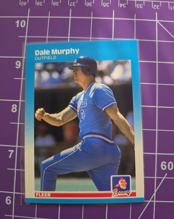 1987 Fleer #522 Dale Murphy — front