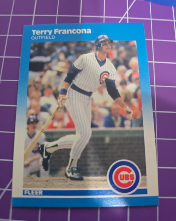 1987 Fleer #564 Terry Francona — front