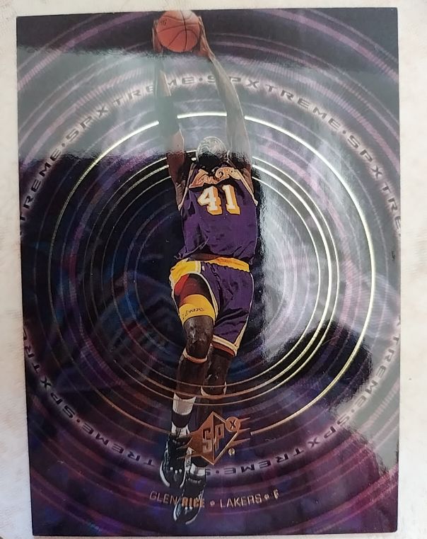 1999-00 SPx SPxtreme #X7 Glen Rice — front