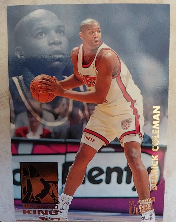 1993-94 Fleer Ultra #2 Derrick Coleman Rebound Kings — front