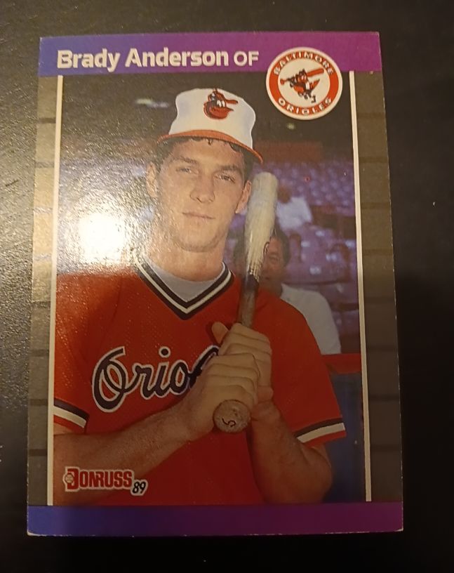 1989 Donruss #519 Brady Anderson — front