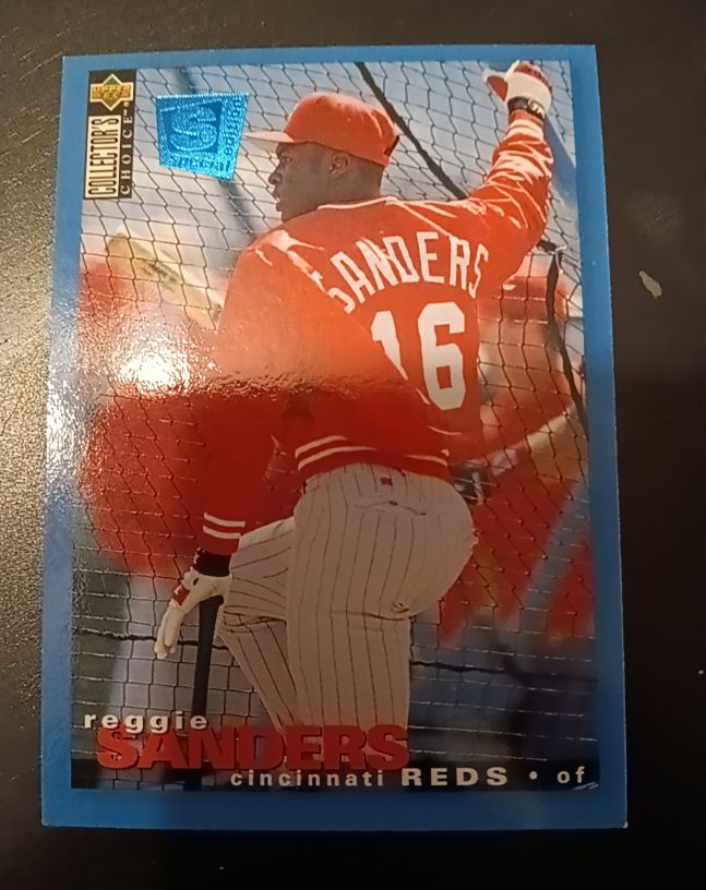 1995 Upper Deck Collector's Choice SE #202 Reggie Sanders — front