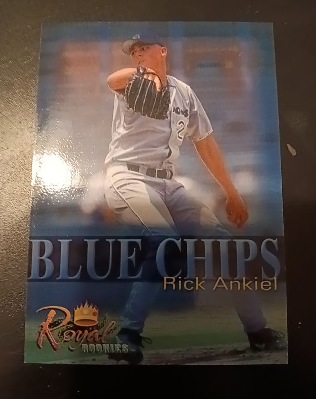 2000 Royal Rookies Blue Chips #NNO Rick Ankiel — front
