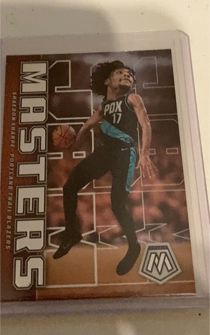 2022-23 Panini Mosaic Jam Masters #19 Shaedon Sharpe — front