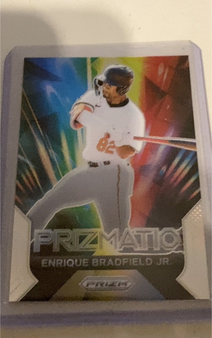 2024 Panini Prizm Prizmatic #12 Enrique Bradfield Jr. — front