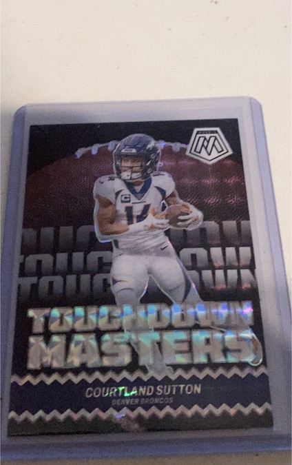 2024 Panini Mosaic Touchdown Masters #TM-CSN Courtland Sutton — front
