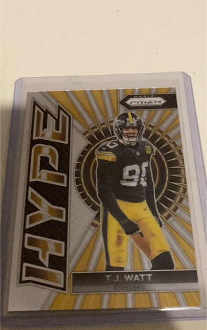 2023 Panini Prizm #H-14 T. J. Watt — front