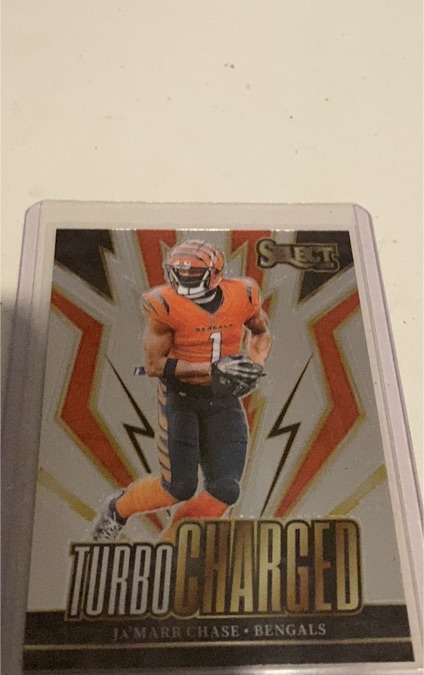 2023 Panini Select #TUR-JCH Ja'Marr Chase Turbocharged — front