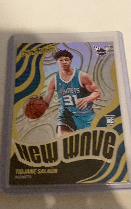 2024-25 Panini Revolution #17 Tidjane Salaun New Wave — front