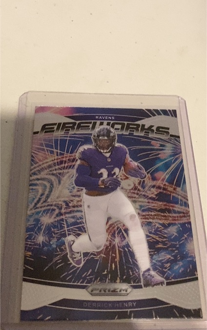 2024 Panini Prizm Fireworks #10 Derrick Henry — front