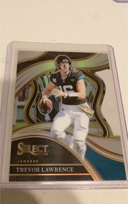 2023 Panini Select Club Level Die Cut #212 Trevor Lawrence — front