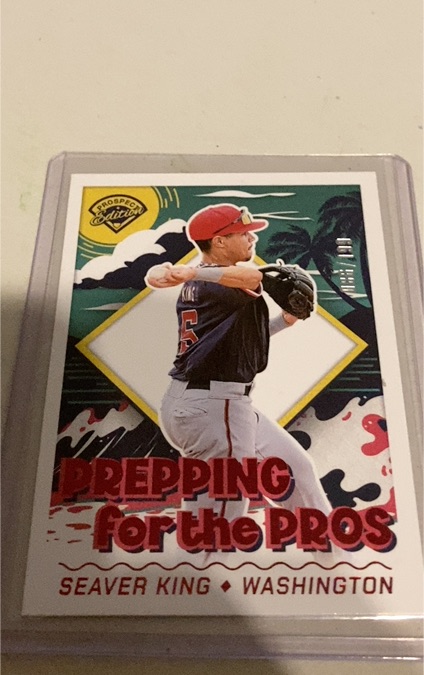 2024 Panini Prospect Edition #23 Seaver King Prepping for the Pros — front