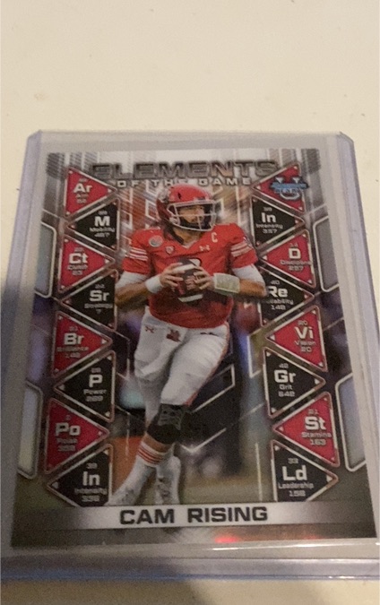 2024 Bowman's Best University Elements of the Game #EG-14 Cam Rising — front
