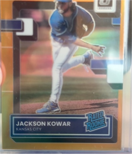 2022 Panini Donruss Optic #46 Jackson Kowar Rated Rookie — front