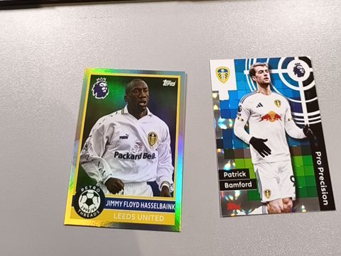 2025-26 Topps Premier League #400 Retro Threads Jimmy Floyd Hasselbaink — front