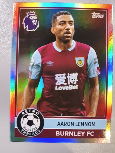 2025-26 Topps Premier League Retro Threads #399 Aaron Lennon — front