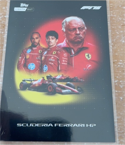 2025 Topps F1 Lights Out Scuderia Ferrari HP — front