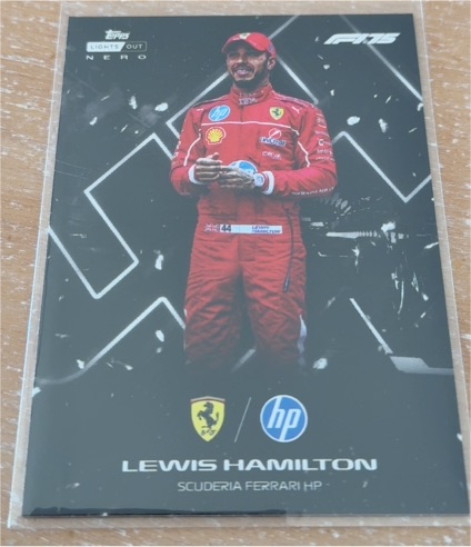 2025 Topps F1 Lights Out Nero Lewis Hamilton — front