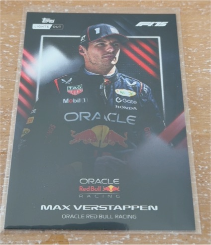 2025 Topps F1 Max Verstappen Oracle Red Bull Racing — front