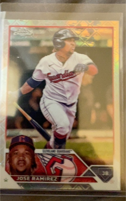 2023 Topps Chrome #38 Jose Ramirez — front
