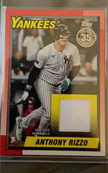 2025 Topps Series 2 35th Anniversary Relic #90R2-ARI Anthony Rizzo — front