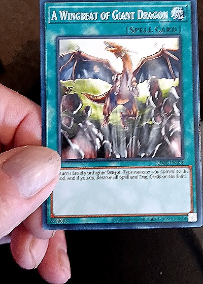 Yu-Gi-Oh! A Wingbeat of Giant Dragon #303-038 — front