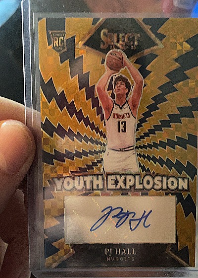 2024-25 Panini Select Youth Explosion #YE-PJH PJ Hall — front