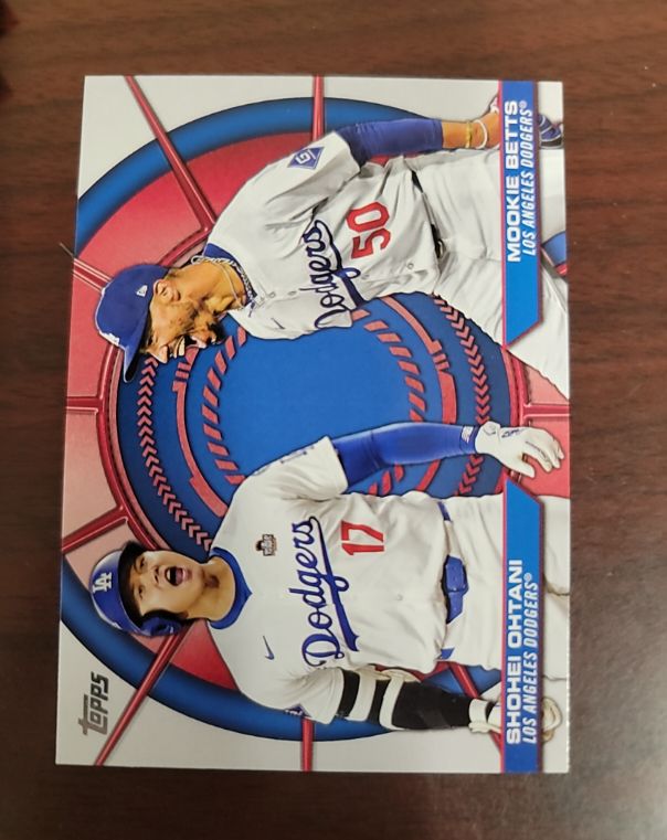 2025 Topps Series 2 #DD-2 Shohei Ohtani & Mookie Betts — front
