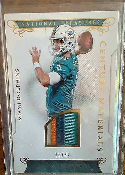 2016 Panini National Treasures Century Materials #85 Ryan Tannehill — front