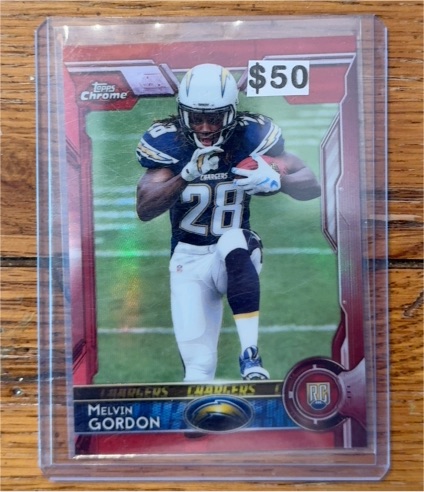 2015 Topps Chrome #105 Melvin Gordon — front