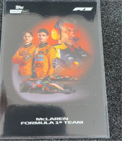 2025 Topps F1 Lights Out McLaren Formula 1 Team — front