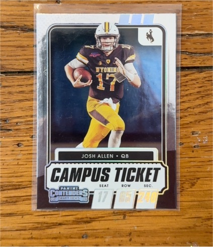 2021 Panini Contenders Draft Picks #5 Josh Allen — front