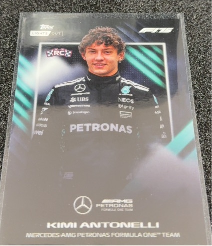 2025 Topps F1 Lights Out #Kimi Antonelli — front