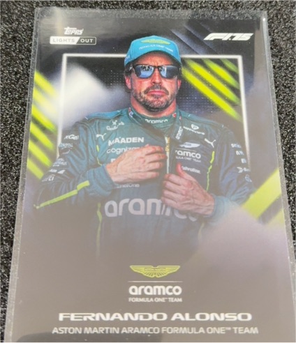 2025 Topps F1 Lights Out Fernando Alonso — front