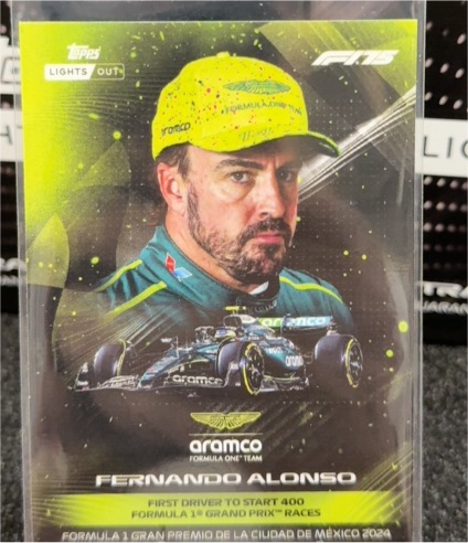 2024 Topps Lights Out F1 Fernando Alonso — front
